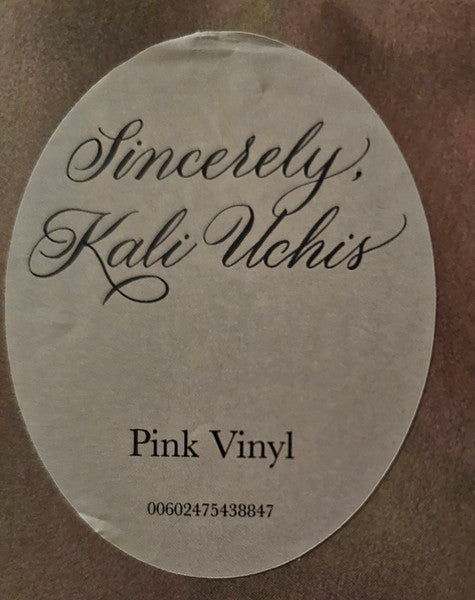 Kali Uchis "Sincerely" (Pink Vinyl)