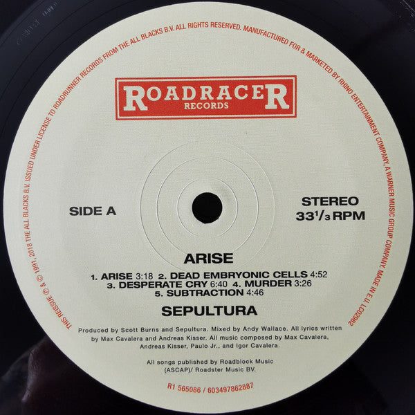 Sepultura "Arise"