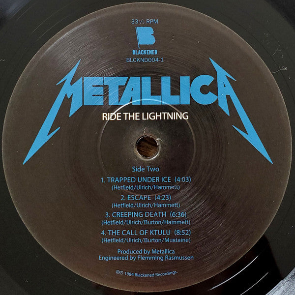 Metallica "Ride The Lightning"