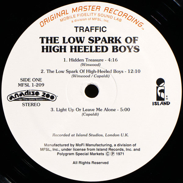 Traffic "The Low Spark Of High Heeled Boys"