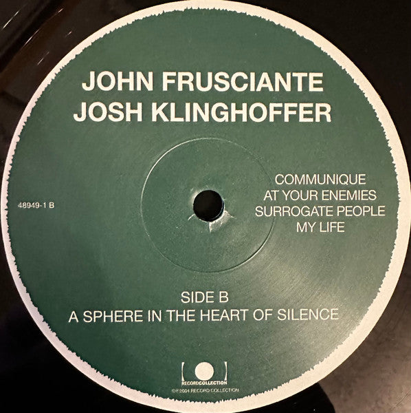 John Frusciante, Josh Klinghoffer "A Sphere In The Heart Of Silence"