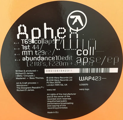 Aphex Twin "Collapse EP"