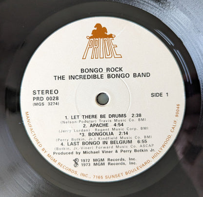 Incredible Bongo Band "Bongo Rock" (50th Anniversary Edition)