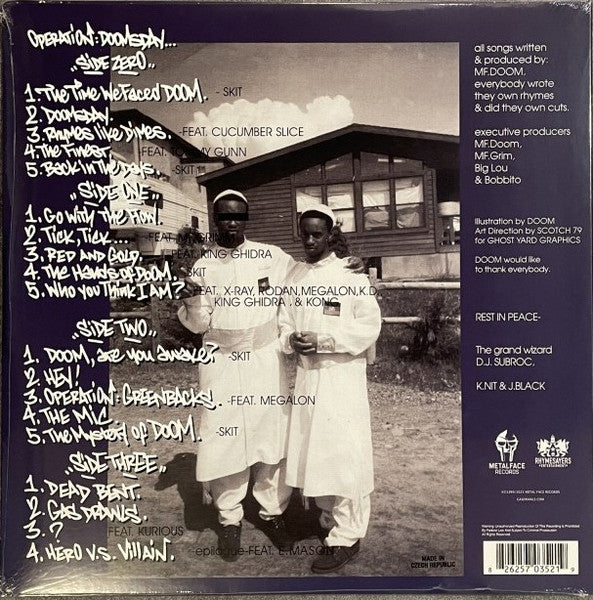 MF Doom "Operation Doomsday" (Repress)