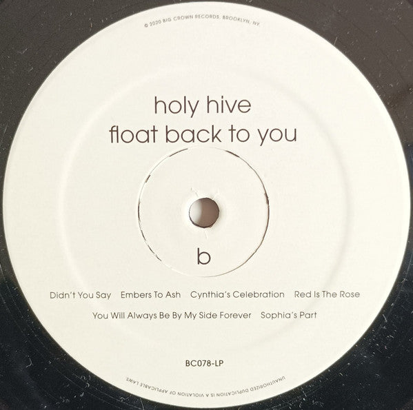 Holy Hive "Float Back To You"