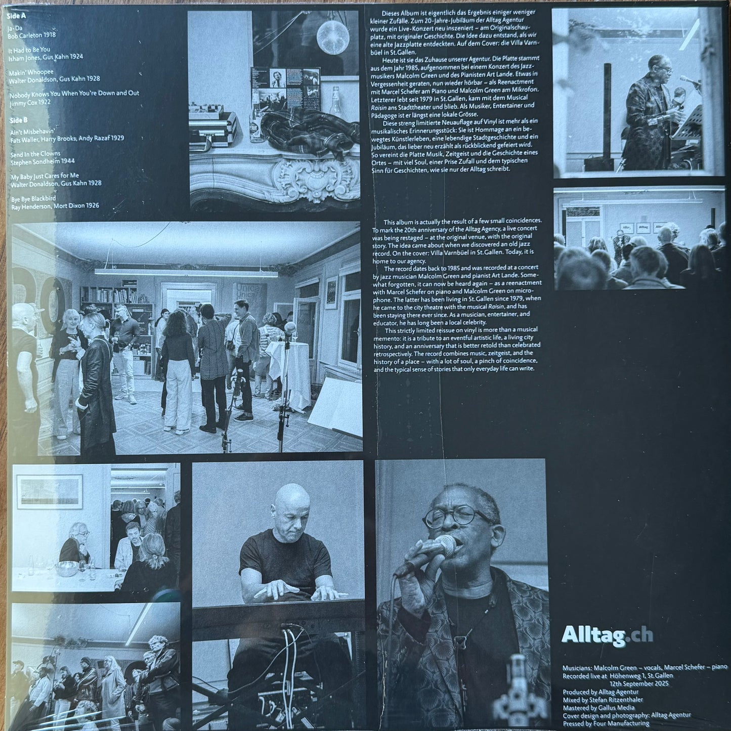 Malcolm Green & Marcel Schefer "Live at Villa Varnbüel"