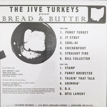Jive Turkeys "Bread & Butter" (farvet udgave)