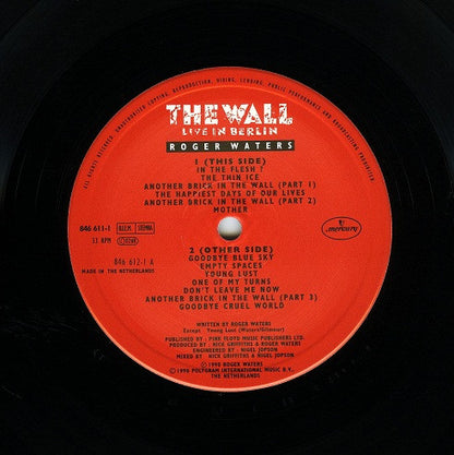 Roger Waters "The Wall (Live In Berlin)" (Rare 2nd Hand)