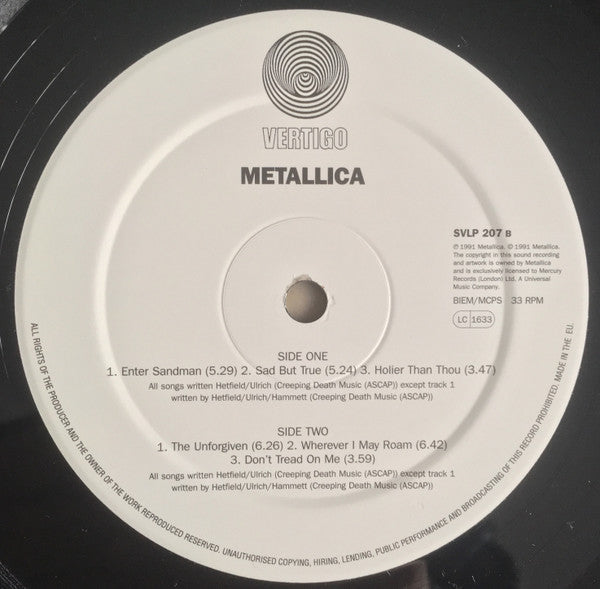 Metallica "Metallica"