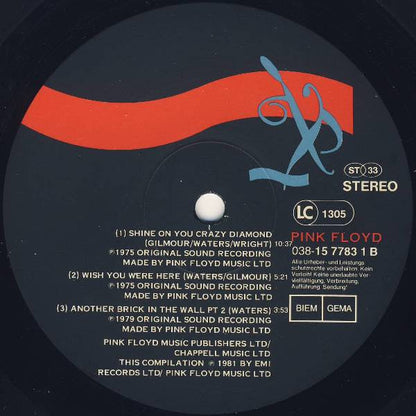 Pink Floyd "A Collection Of Great Dance Songs" (2nd Hand)
