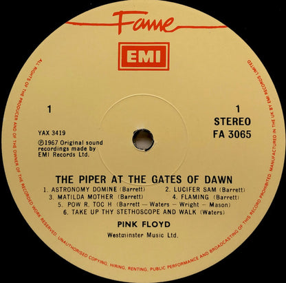 Pink Floyd "The Piper At The Gates Of Dawn" (rare 2nd Hand)