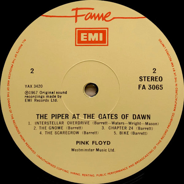 Pink Floyd "The Piper At The Gates Of Dawn" (rare 2nd Hand)