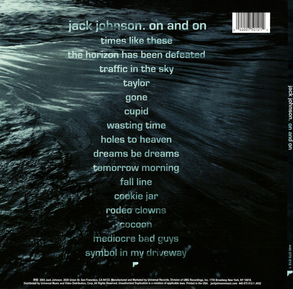 Jack Johnson "On And On"