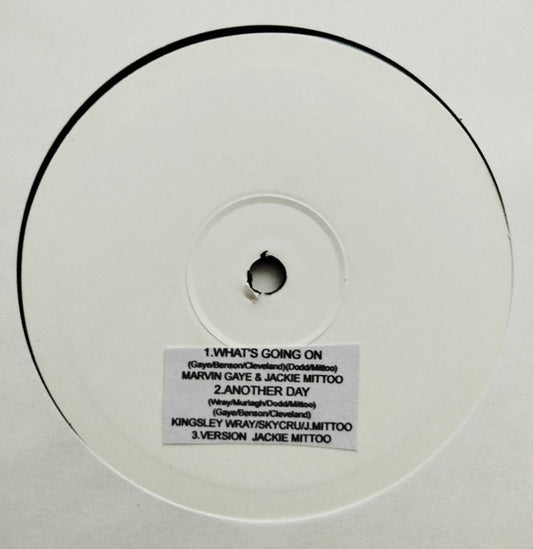 Marvin Gaye, Jackie Mittoo "What's Going On " (10" white label)