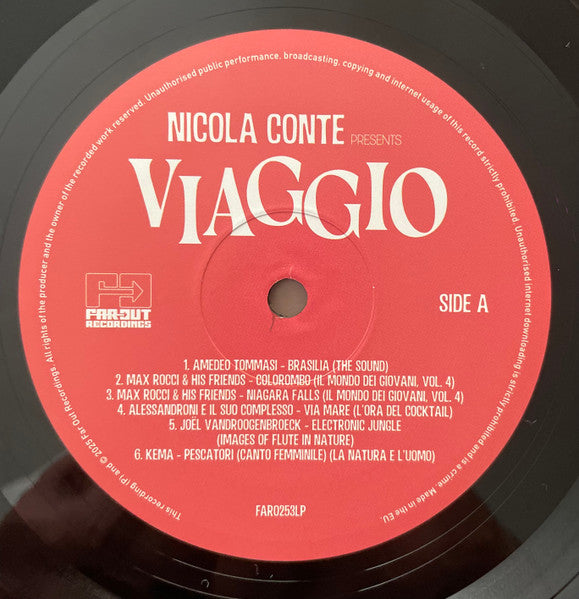 Various "Nicola Conte Presents Viaggio" (Cinematic Sounds Of Italy's Library Music)