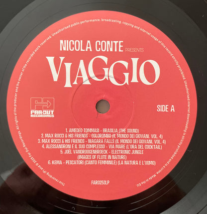 Various "Nicola Conte Presents Viaggio" (Cinematic Sounds Of Italy's Library Music)