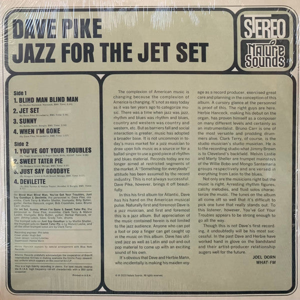 Dave Pike "Jazz For The Jet Set"