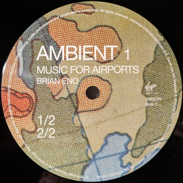 Brian Eno "Ambient 1 (Music For Airports)"