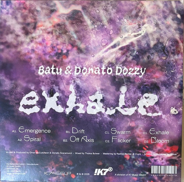 Batu, Donato Dozzy "Exhale" (COMING SOON)