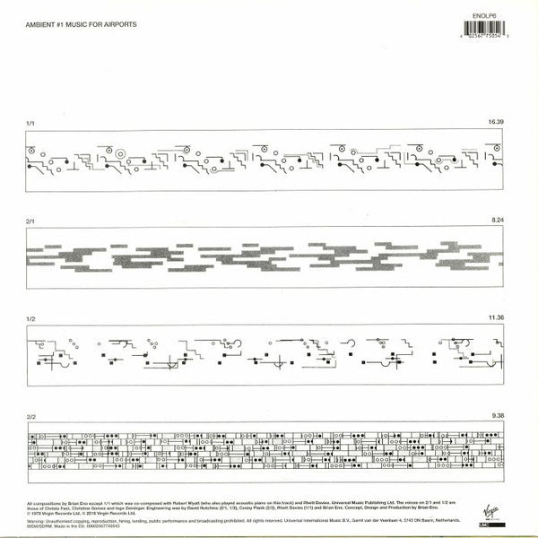 Brian Eno "Ambient 1 (Music For Airports)"