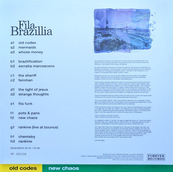 Fila Brazillia "Old Codes New Chaos" (Deluxe Edition)