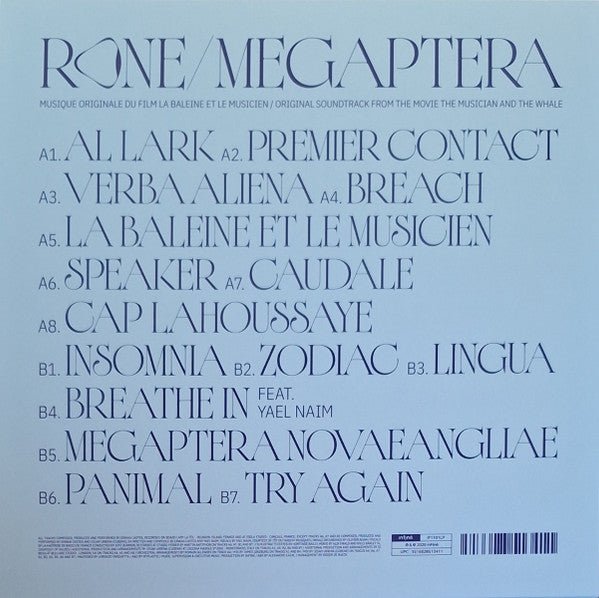 Rone "Megaptera (Original Soundtrack From The Movie "The Musician And The Whale")"