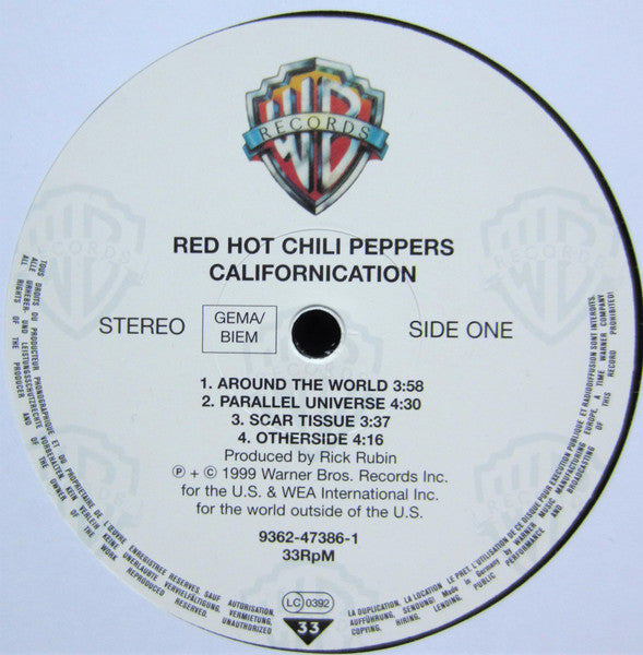 Red Hot Chili Peppers "Californication"