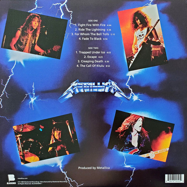 Metallica "Ride The Lightning"