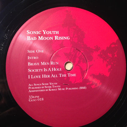 Sonic Youth "Bad Moon Rising"
