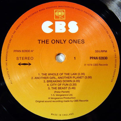 The Only Ones "The Only Ones"