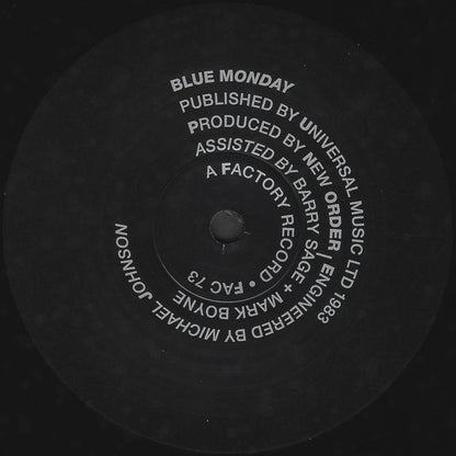 New Order "Blue Monday" / "The Beach" (Classic Repress)