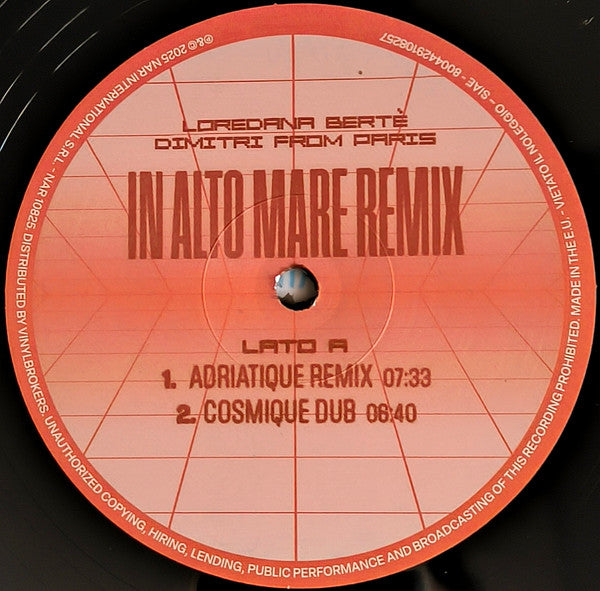 Loredana Bertè, Dimitri From Paris "In Alto Mare (Remix)"