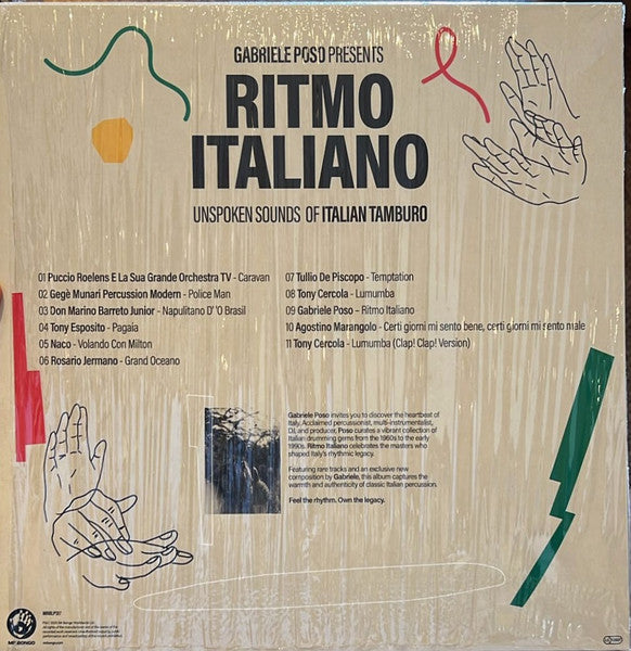 Gabriele Poso, Various "Ritmo Italiano (Unspoken Sounds Of Italian Tamburo)"