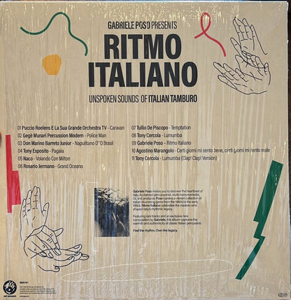 Gabriele Poso, Various "Ritmo Italiano (Unspoken Sounds Of Italian Tamburo)"
