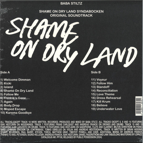Baba Stiltz "Shame On Dry Land (Original Soundtrack)"
