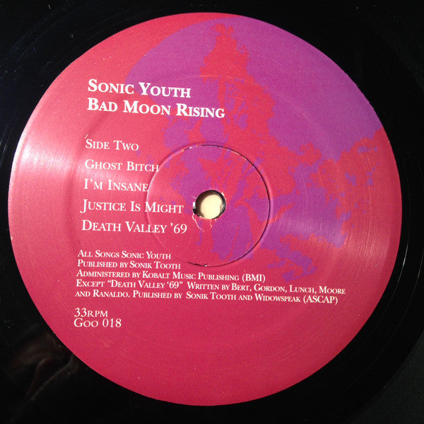 Sonic Youth "Bad Moon Rising"