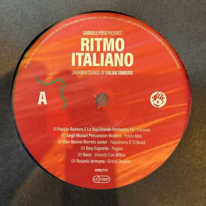 Gabriele Poso, Various "Ritmo Italiano (Unspoken Sounds Of Italian Tamburo)"
