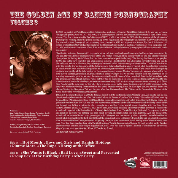 Alex Puddu "The Golden Age Of Danish Pornography Vol. 2"