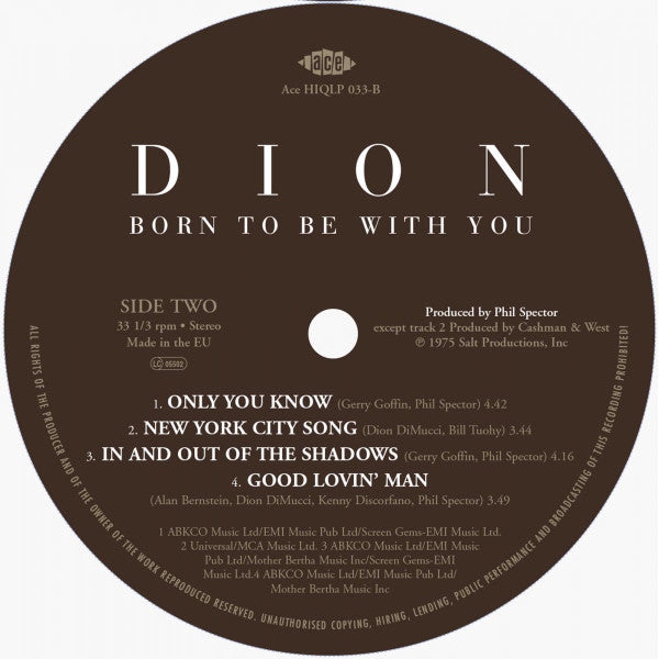 Dion "Born To Be With You"