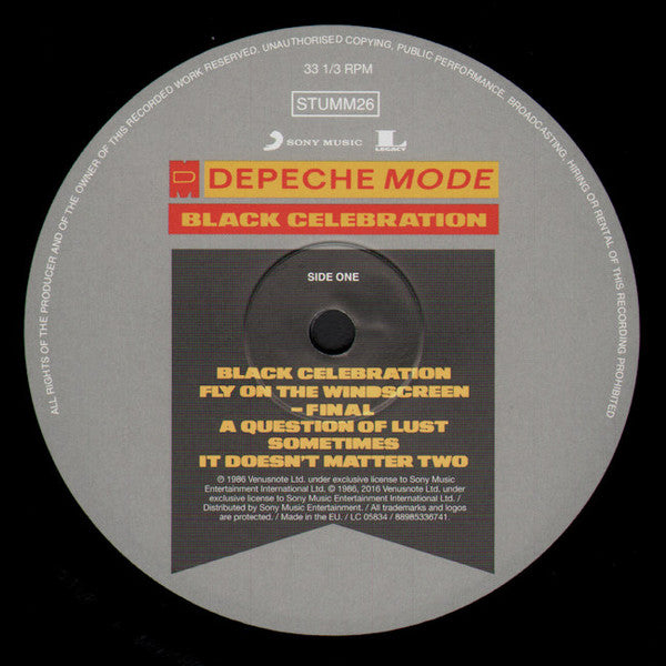 Depeche Mode "Black Celebration"