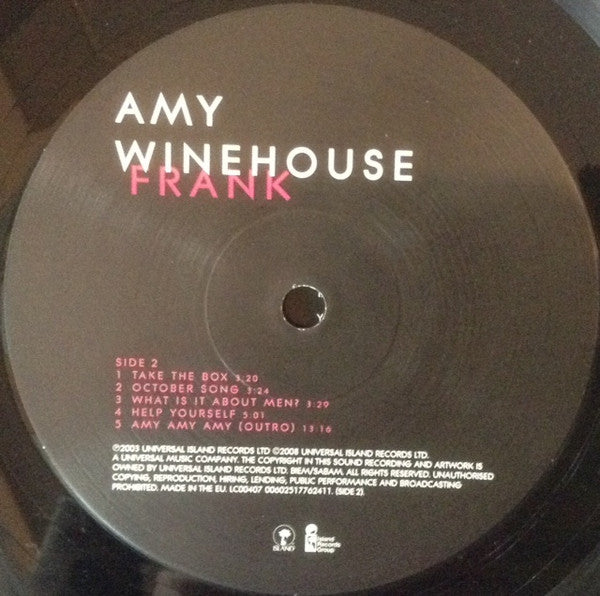 Amy Winehouse "Frank"