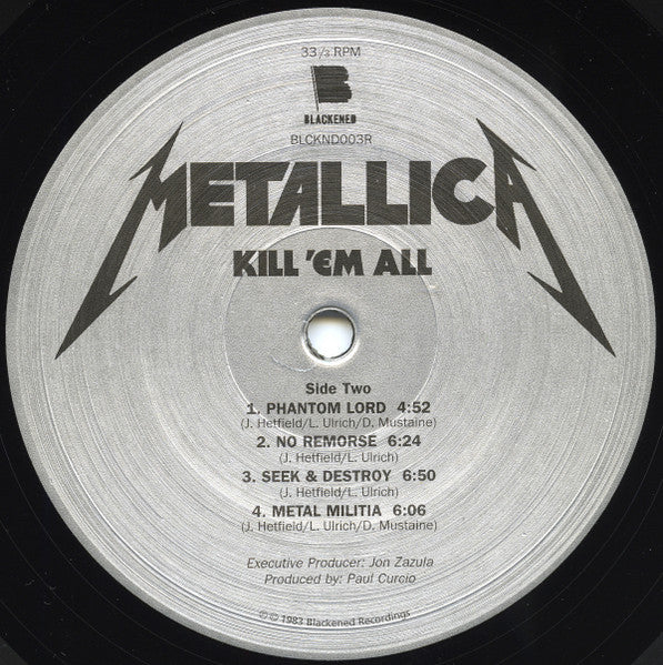 Metallica "Kill 'Em All"