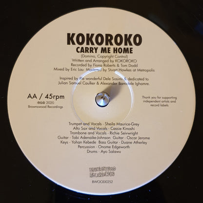 Kokoroko "Carry Me Home / Baba Ayoola "