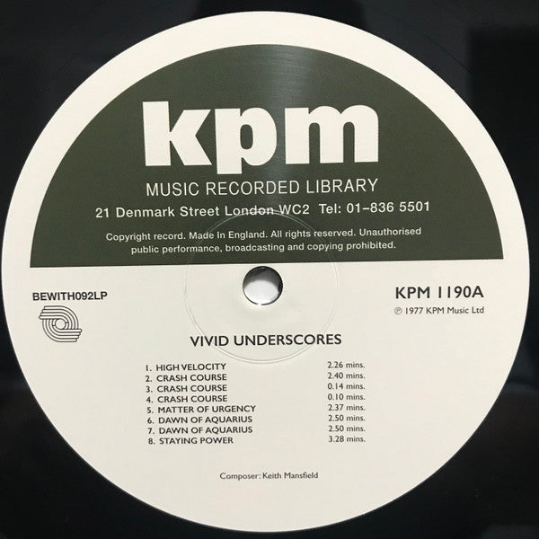 Keith Mansfield "Vivid Underscores"
