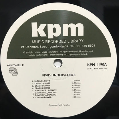 Keith Mansfield "Vivid Underscores"