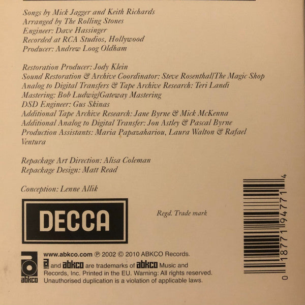 The Rolling Stones "Aftermath"