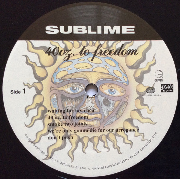 Sublime  "40oz. To Freedom"