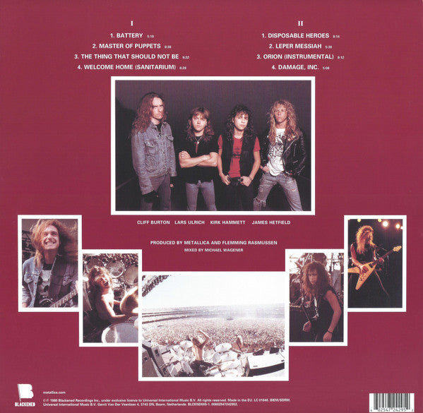 Metallica "Master Of Puppets"