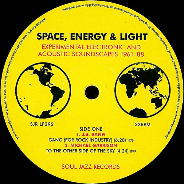 Various "Space, Energy & Light (Experimental Electronic And Acoustic Soundscapes 1961-88)"