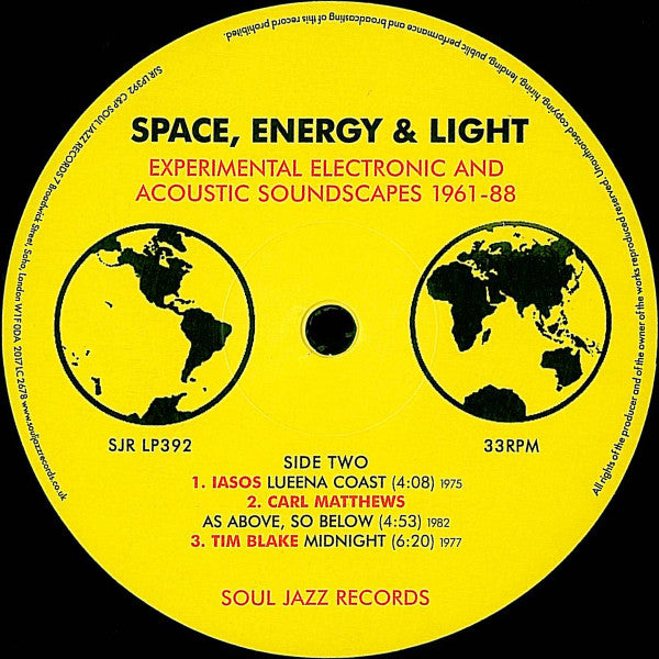 Various "Space, Energy & Light (Experimental Electronic And Acoustic Soundscapes 1961-88)"